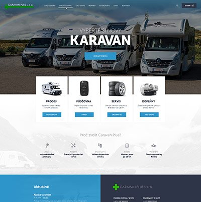 Nový web pro karavanyplus.cz