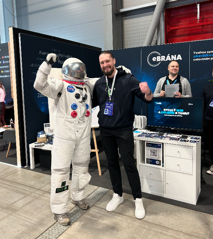 Kosmonaut z veletrhu Czech On-line Expo