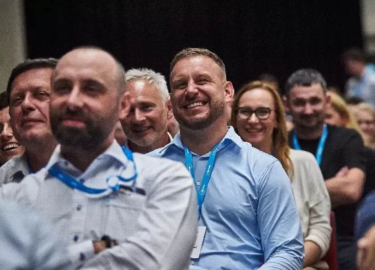 Účastníci eBRÁNA konference sledují přednášku
