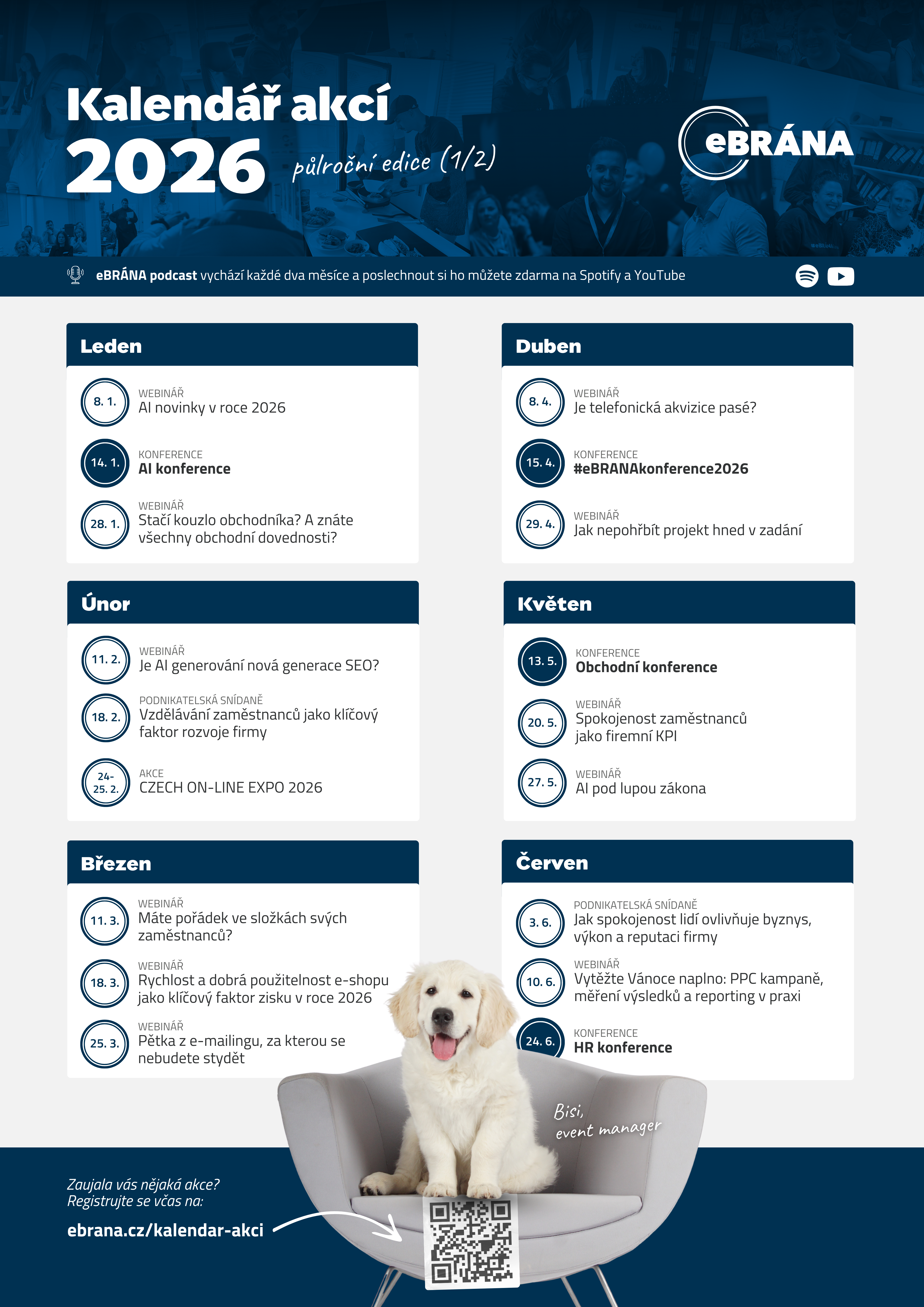 Kalendář akcí 2026
