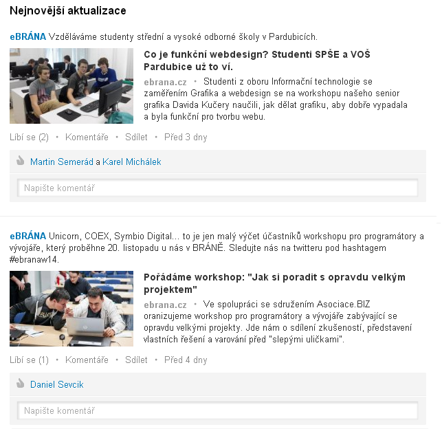Nemusíte vymýšlet líbivé statusy. Na LinkedIn se sdílí relevantní informace.