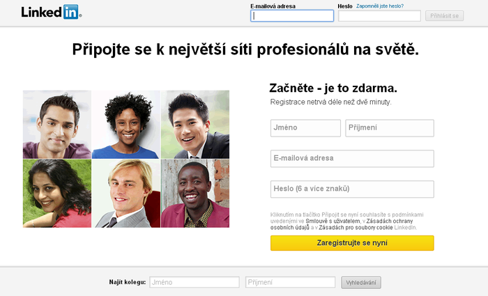 Bez soukromého účtu založeného na pravdivých údajích se při vytváření stránky neobejdete.